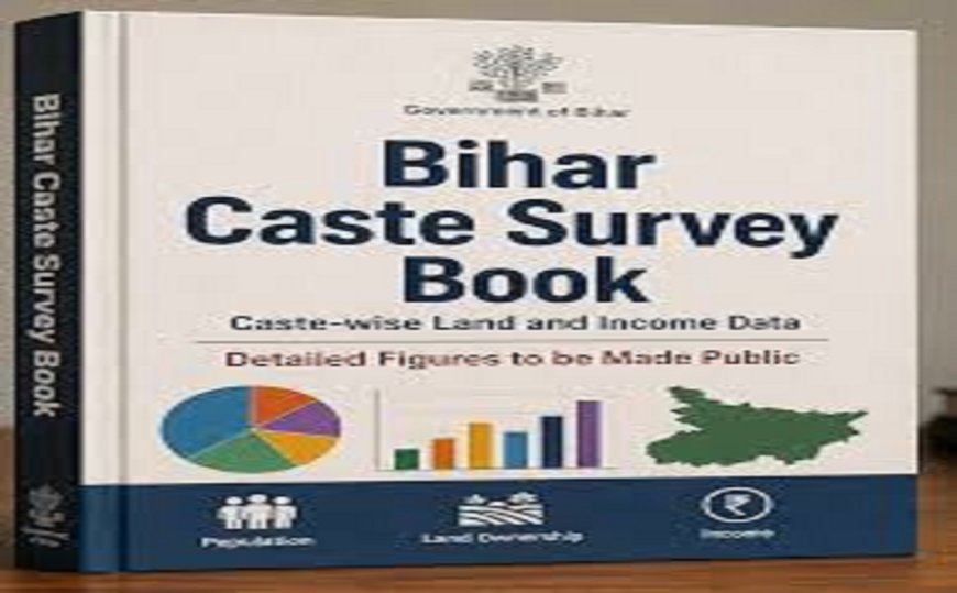 बिहार में जाति सर्वे के आंकड़ों पर छपेगी किताब, हर जाति की कमाई और जमीन का मिलेगा पूरा ब्यौरा
