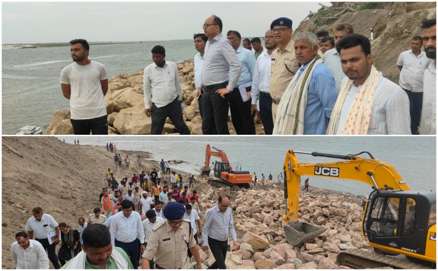 इस बार फिर डूबेगा जवनिया या प्रशासनिक पहल रंग लाएगी, इतने करोड़ से कराया जा रहा कटाव निरोधी कार्य ?