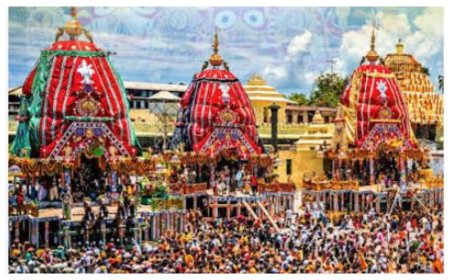 पुरी में भगवान जगन्नाथ की रथयात्रा में उमड़े लाखों श्रद्धालु, भीषण गर्मी और भगदड़ जैसी स्थिति में एक की मौत, कई घायल