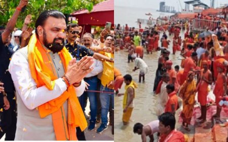 विश्वप्रसिद्ध श्रावणी मेला का आज सीएम सम्राट चौधरी करेंगे भव्य उद्घाटन,  रंग-बिरंगी रोशनी से दुल्हन की तरह सजा नमामि गंगे घाट 