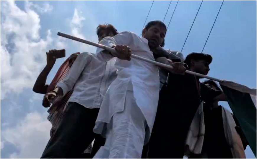 नीट पेपर लीक पर बिहार बंद : डाकबंगला पर लाठीचार्ज, मोबाइल टावर पर चढ़े छात्र, तेजप्रताप यादव को पुलिस ने हिरासत में लिया