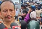 डाकबंगला चौराहे से पुलिस ने प्रदर्शनकारी छात्रों को हटाया, एसएसपी बोले-उपद्रव करने वालों की सीसीटीवी फुटेज से होगी पहचान