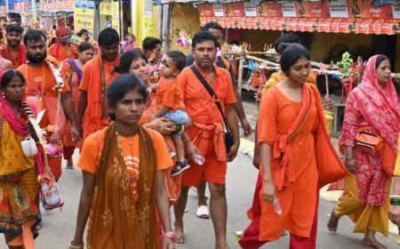 सावन की पहली सोमवारी कल : सुल्तानगंज से बाबा धाम तक उमड़ा आस्था का जनसैलाब, सीसीटीवी और ड्रोन से 24 घंटे निगरानी