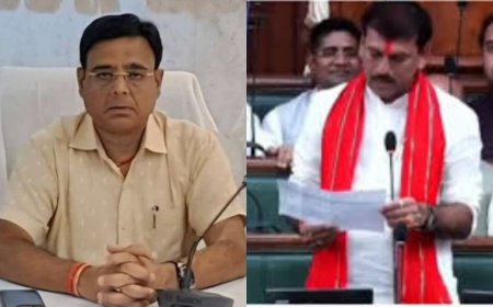 लोजपा (रा.) के जांच दल ने ईओ विमल कुमार के परिजनों से की मुलाकात, पत्नी ने विधायक सोनू सिंह पर लगाया था 50 लाख रंगदारी मांगने का आरोप