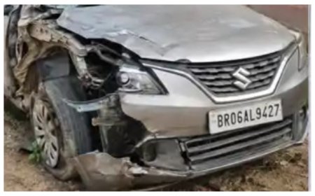 मुजफ्फरपुर में परिवहन विभाग का अजीबोगरीब कारनामा; खड़ी क्षतिग्रस्त कार का काट दिया 75 सौ का ई-चालान !