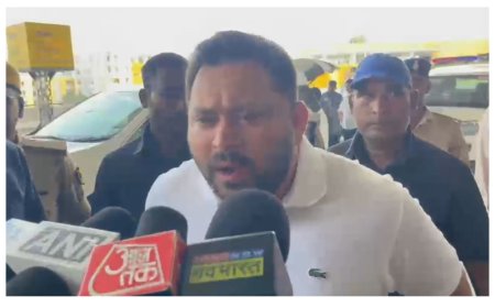 बिहार में बाढ़ और छात्र आंदोलन के बीच दिल्ली पहुंचे तेजस्वी यादव, सरकार पर साधा निशाना