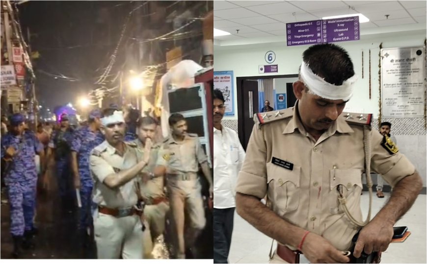पटनासिटी में चेहल्लुम जुलूस के दौरान दो अखाड़ों के लोग भिड़े, हंगामा शांत कराने पहुंचे खाजेकलां थानाध्यक्ष का सिर फटा