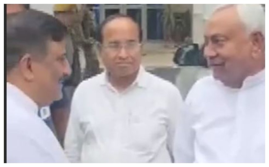 संजय झा के आवास पहुंचे नीतीश कुमार, लगे ‘सुपर सीएम’ के नारे; जेडीयू कार्यकारी अध्यक्ष ने तेजस्वी यादव की राजनीति पर उठाए सवाल