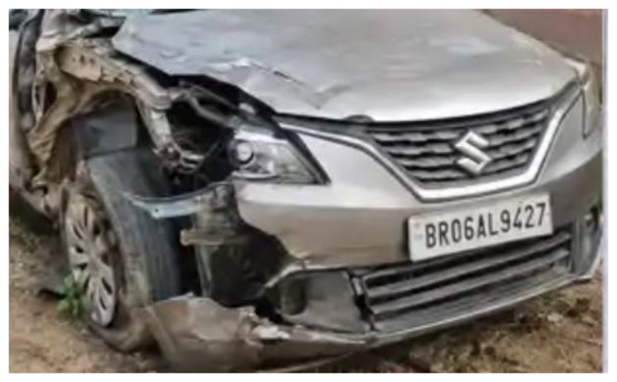 मुजफ्फरपुर में परिवहन विभाग का अजीबोगरीब कारनामा; खड़ी क्षतिग्रस्त कार का काट दिया 75 सौ का ई-चालान !