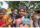 जर्जर तारों से भड़की आग तो सड़क पर उतरे ग्रामीण, आक्रोशित ग्रामीणों ने काटा बवाल, मुख्यमार्ग जाम