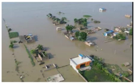 बिहार में विकराल हुई बाढ़; गंगा का जलस्तर नए रिकॉर्ड के करीब, पटना-गया रेलखंड की डाउन लाइन ठप