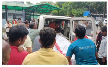 भागलपुर में तेज रफ्तार अनियंत्रित बस ने बाइक सवार तीन युवकों को रौंदा, बाइपास फोरलेन पर हुआ बड़ा हादसा